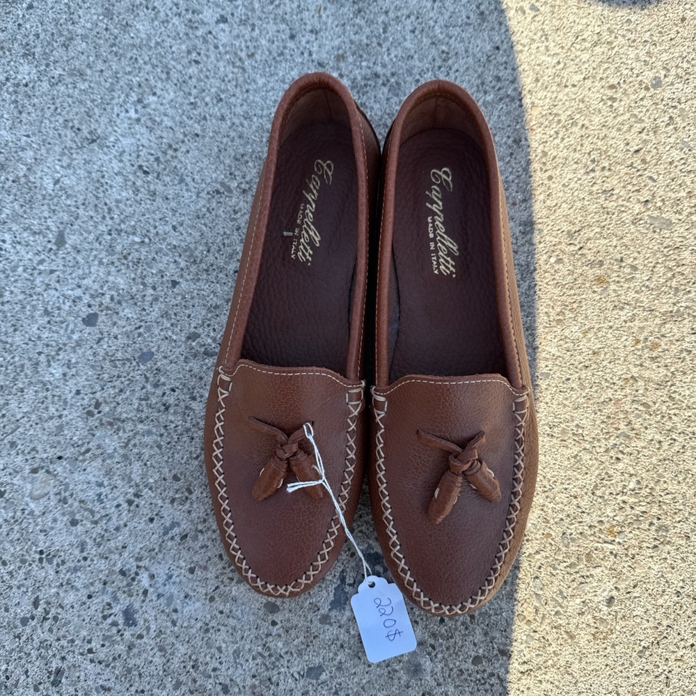 Cappelletti Brown Leather Loafers